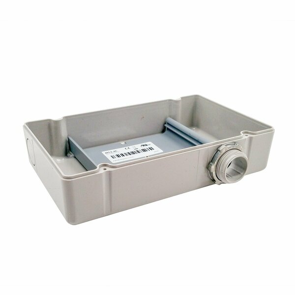 Functional Devices Plastic NEMA1 enclosure 4.28 x 7 x 2 grey lid w/4 in. mounting track PE6010-GY